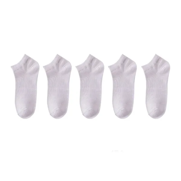 Lot 5 chaussettes bambou femme grise
