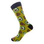 Chaussette fruit motif avocat