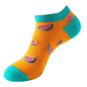Chaussette fruit courte pastèque