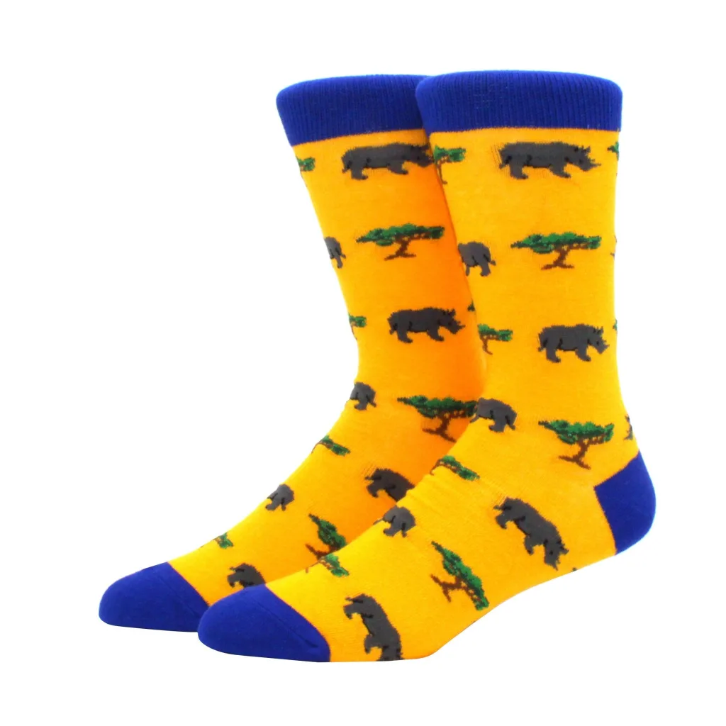 Chaussette rhinocéros