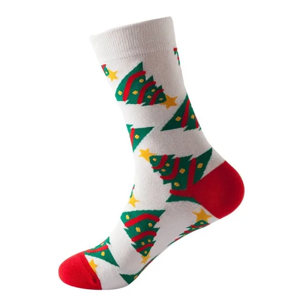 Chaussette fantaisie sapin