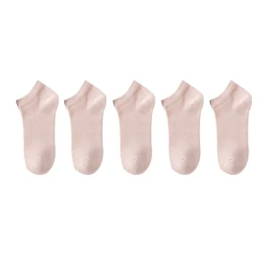 Lot 5 chaussettes bambou femme beige