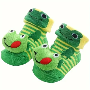Chaussettes Antidérapantes Bébé Fun Grenouille