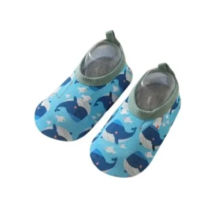 Chaussettes Antidérapantes Bébé Bleu Baleine