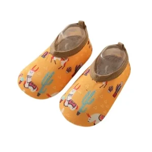 Chaussettes Antidérapantes Bébé Jaune Far-west