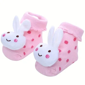 Chaussettes Antidérapantes Bébé Fun Lapin