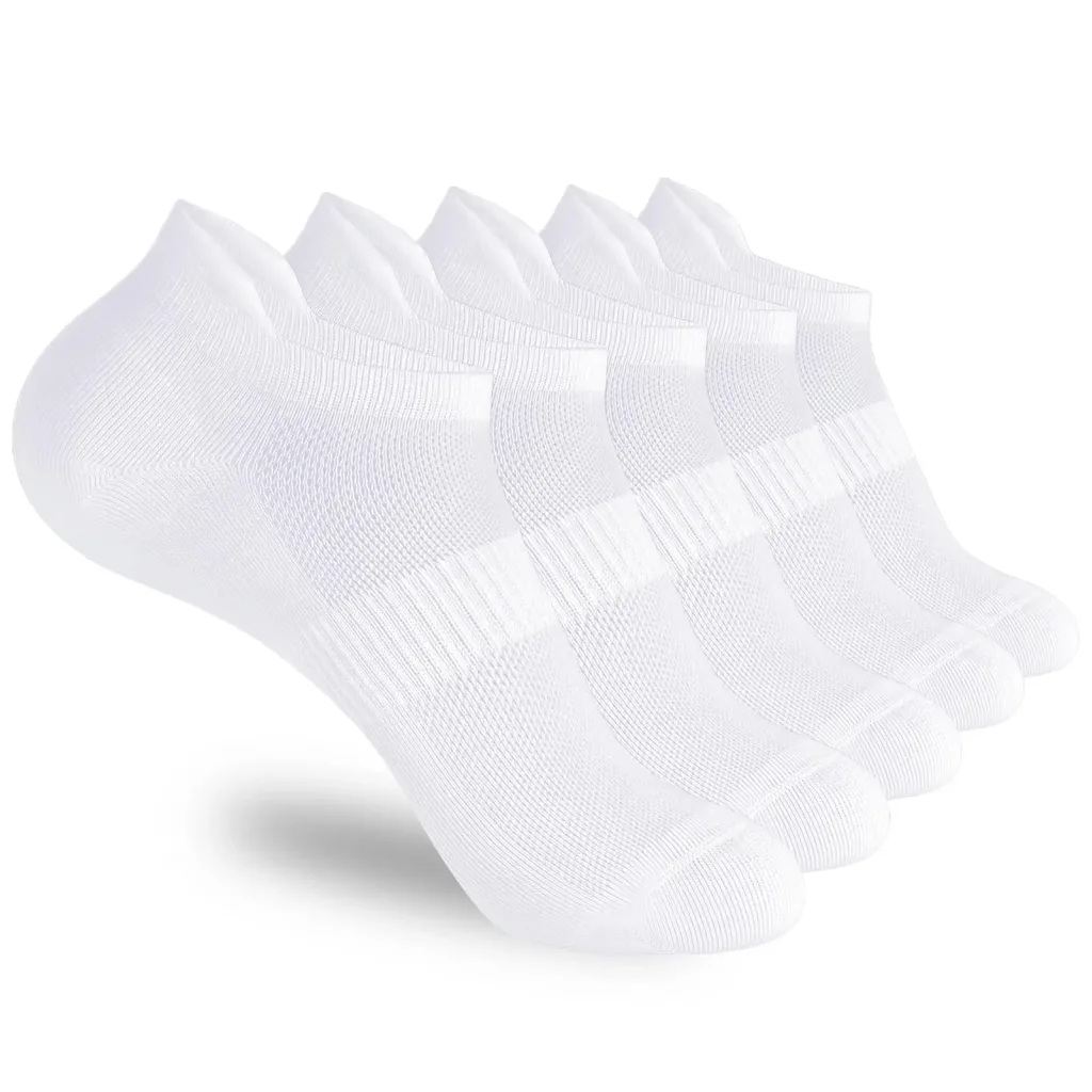 5 Paires De Chaussettes Blanches Homme Courtes