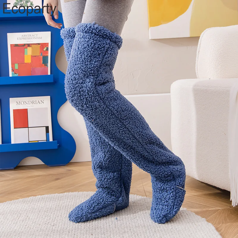 Chaussettes Chevilles Peluche Épaisse Hiver – Image 2