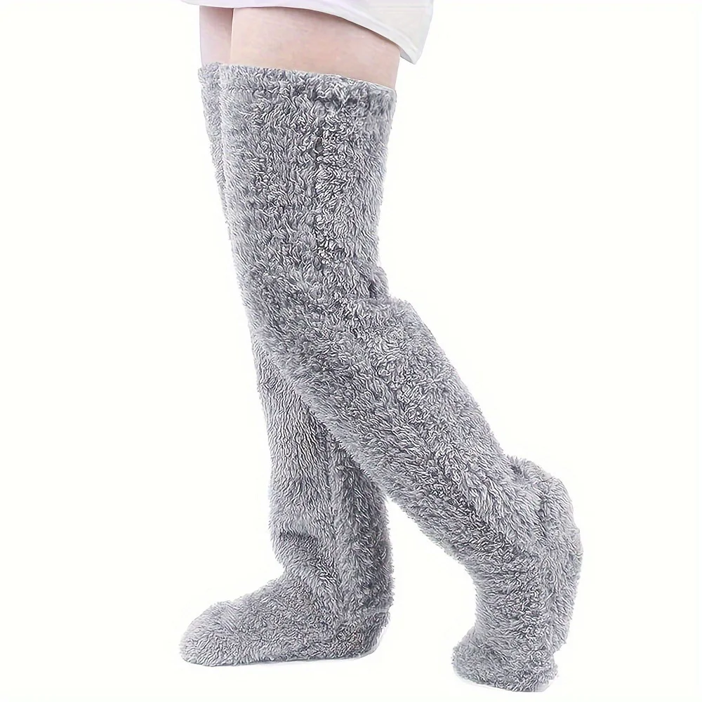 Chaussettes Chevilles Peluche Épaisse Hiver – Image 8