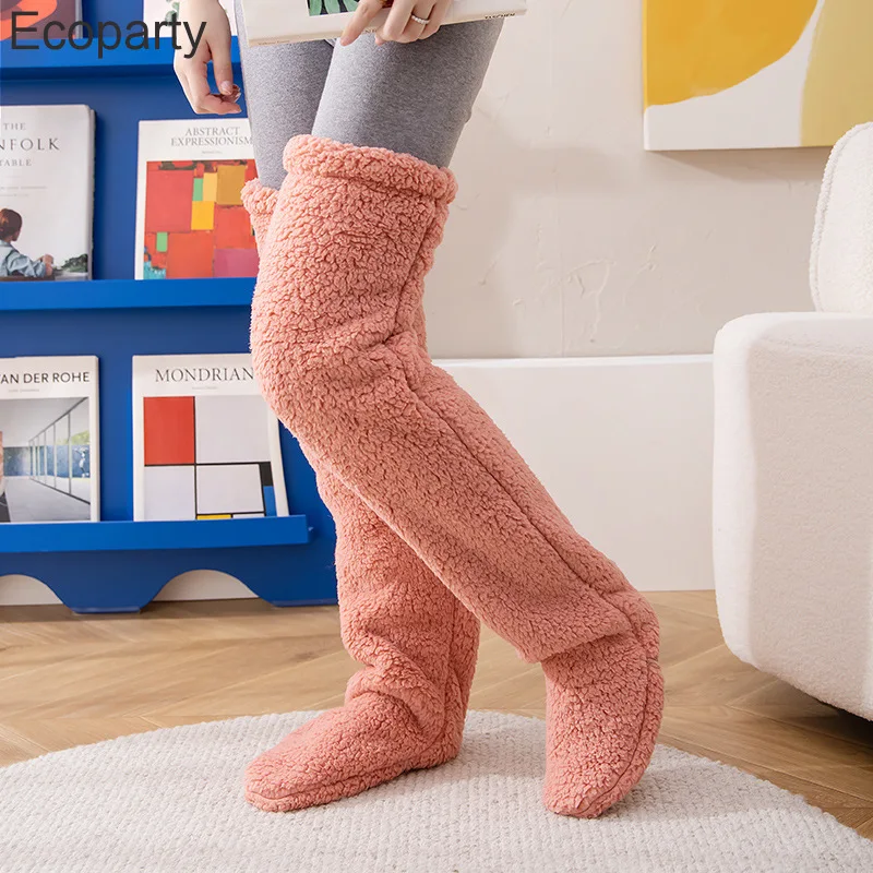 Chaussettes Chevilles Peluche Épaisse Hiver – Image 3