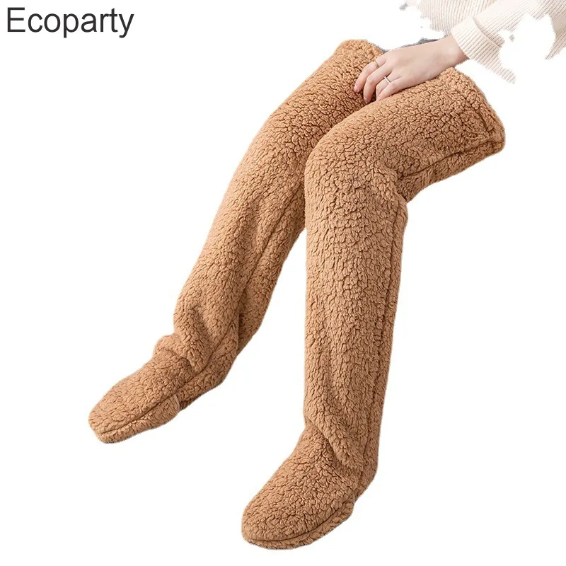 Chaussettes Chevilles Peluche Épaisse Hiver – Image 6