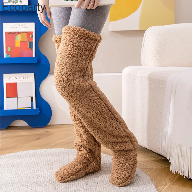 Chaussettes Chevilles Peluche Épaisse Hiver – Image 5