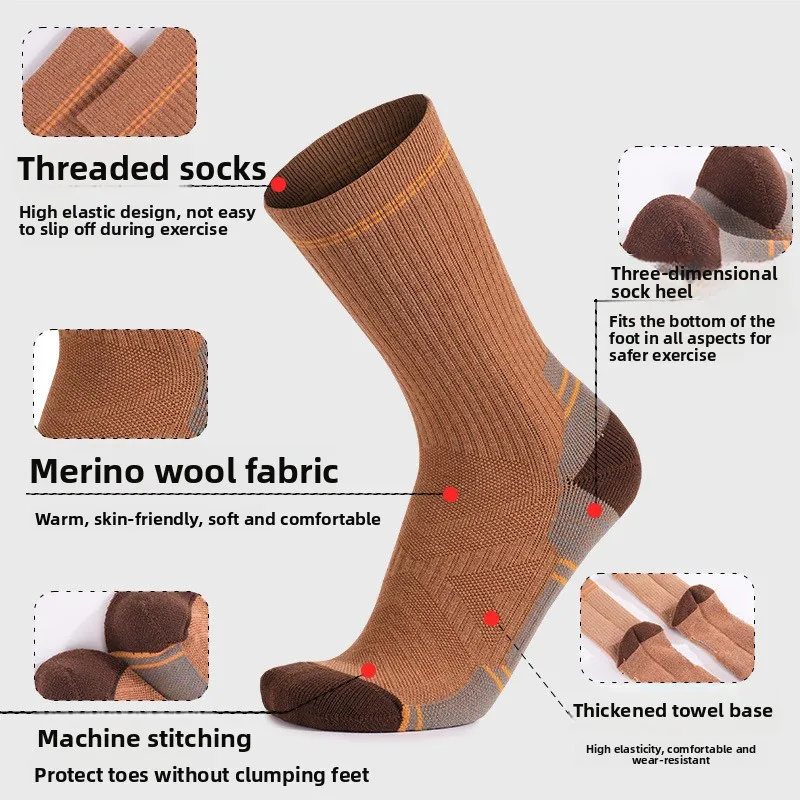 Chaussettes Laine Mérinos Mixte — Chaudes pour l’Hiver – Image 5
