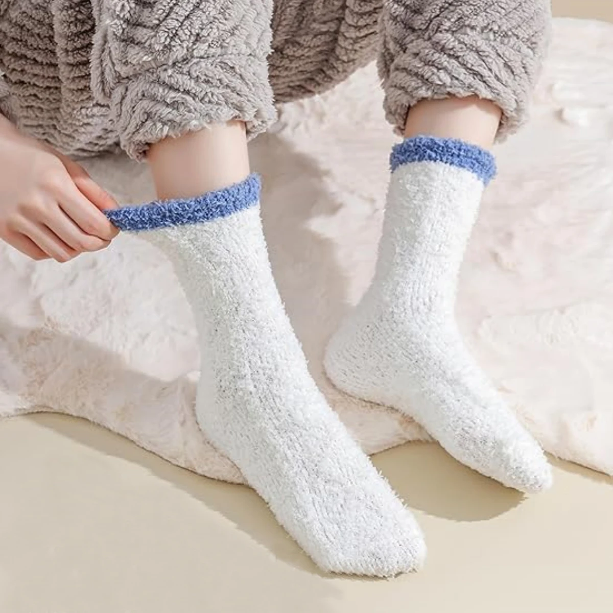 Chaussettes Polaires Douillettes — Lot de 6 ou 12 Paires – Image 4