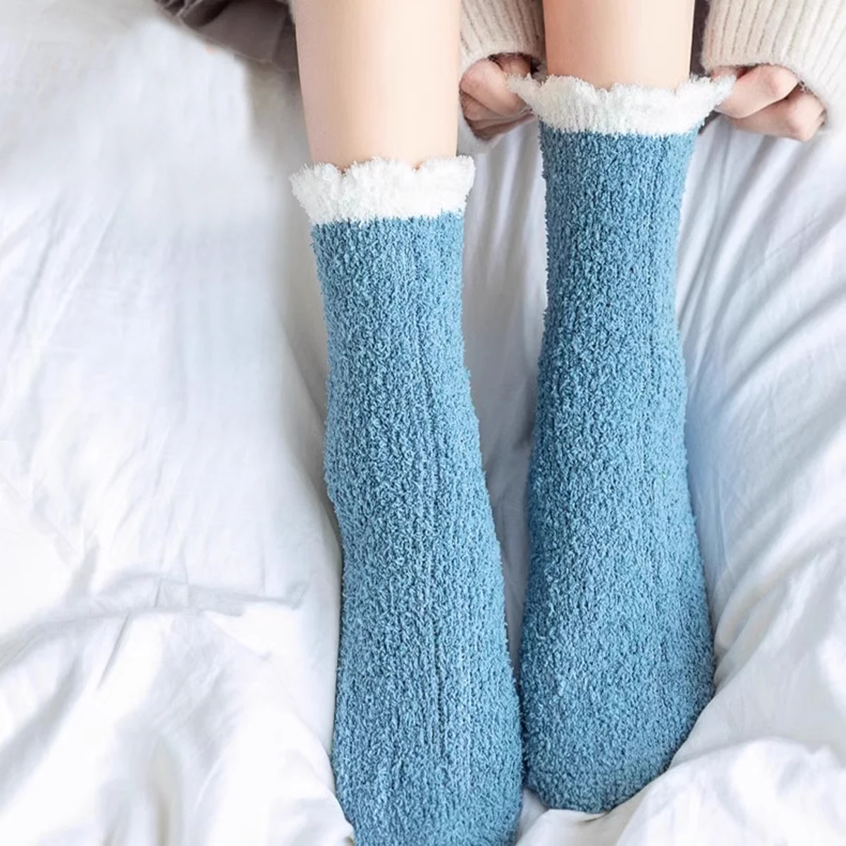 Chaussettes Polaires Douillettes — Lot de 6 ou 12 Paires – Image 3